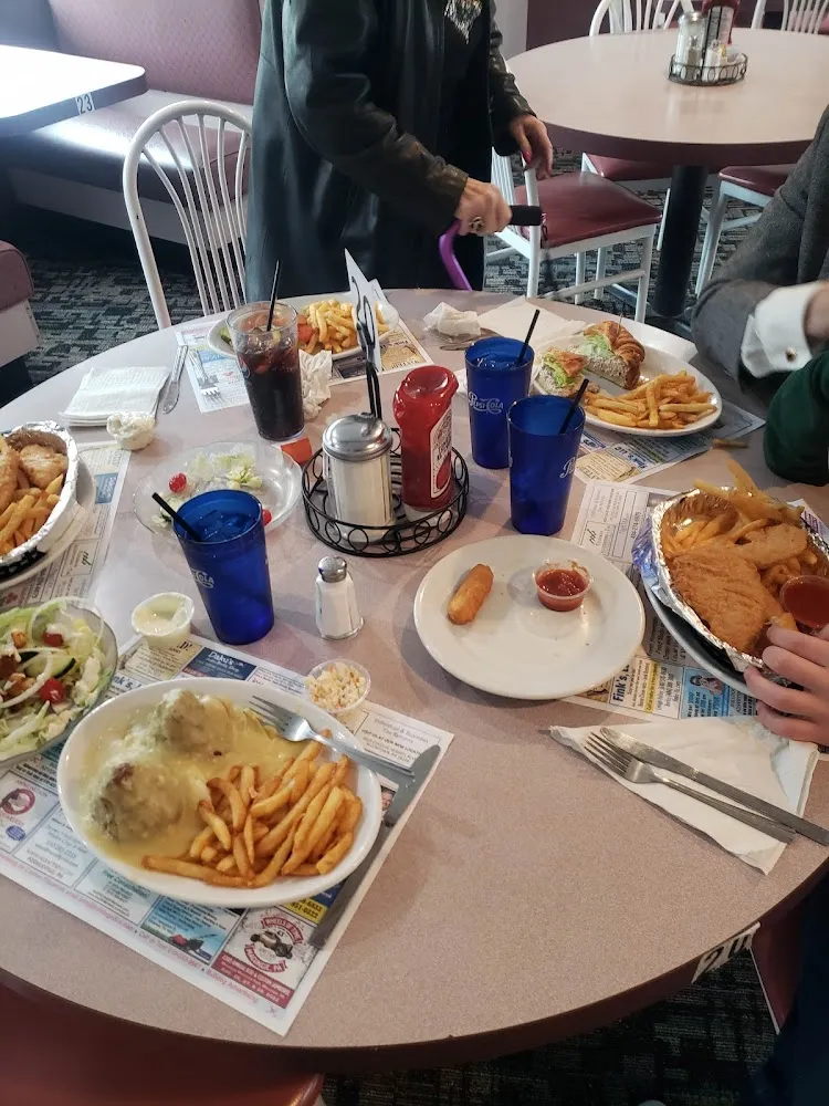 Chicken Croquettes Fish and Chips Tuna on Croissant Chicken Fingers Mozzerella Sticks